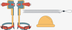 安全电工安全带电工装备矢量图图标高清图片