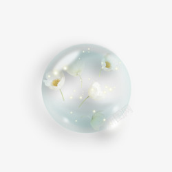 玻璃珠透明水珠高清图片