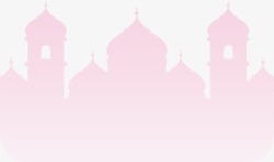 mubarak开斋节粉色城堡高清图片