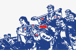 劳动者插图五一劳动节装饰插图革命风格劳动高清图片