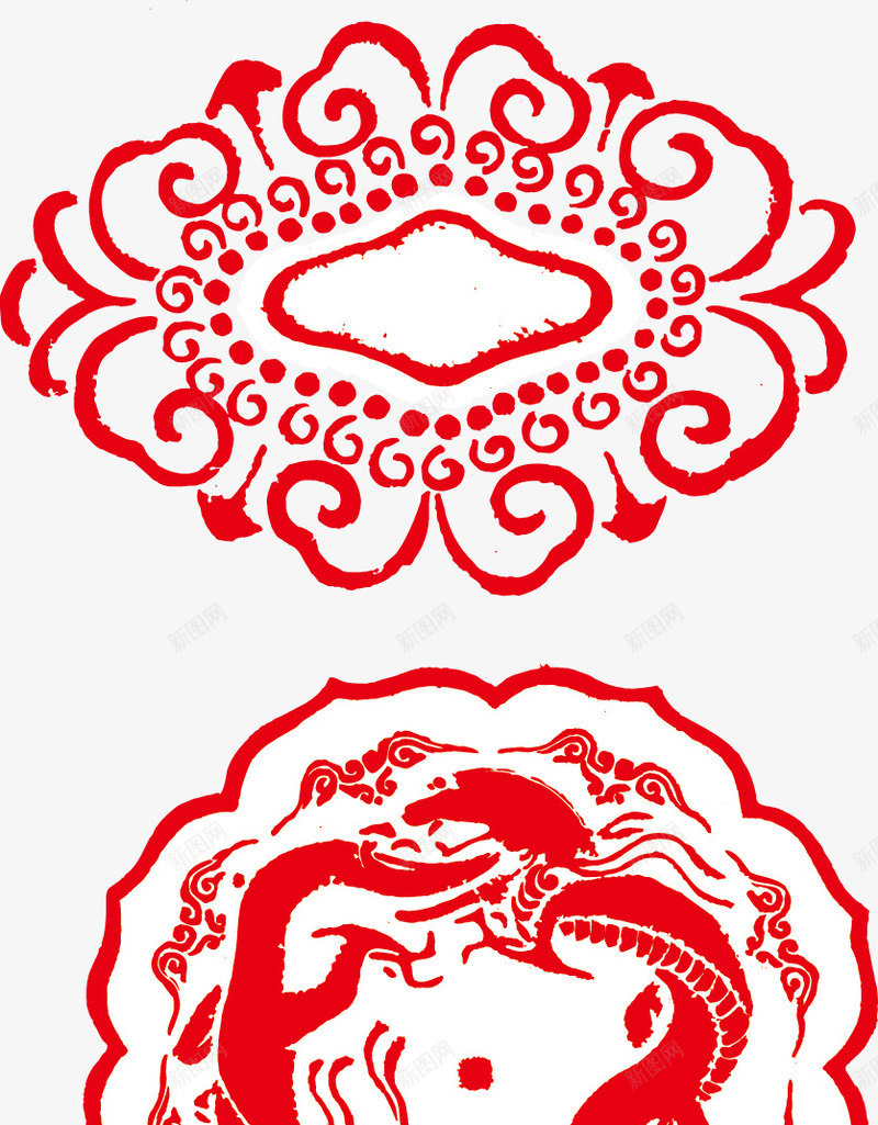 花纹纹理png免抠素材_88icon https://88icon.com 剪纸 新年花纹花边矢量图免费下载 祥云 红色 纹理 花纹花边 边框素材