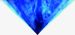 蓝色梦幻钻石唯美素材