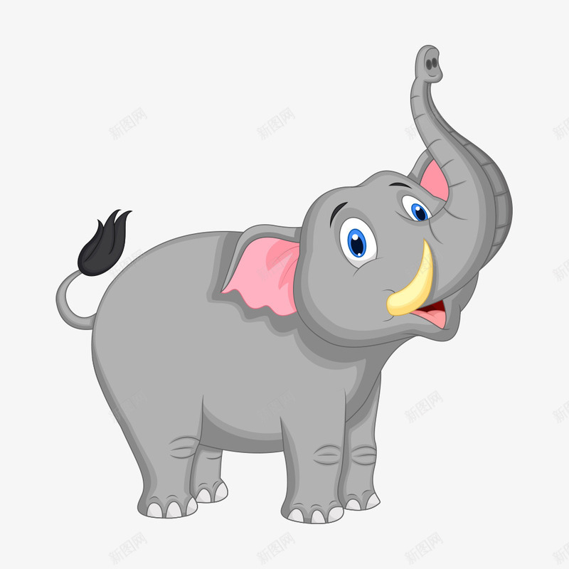 卡通大象png免抠素材_88icon https://88icon.com Q版大象 动物插画 卡通动物 卡通动物漫画 大象 生物世界 陆地动物