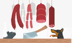 腊肠海报banner创意腊肠海报高清图片