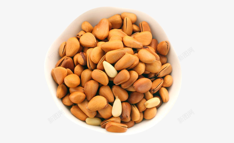 棕色坚果开口松子png免抠素材_88icon https://88icon.com 开口松子 松子实物海报 棕色松子素材 美味炒货