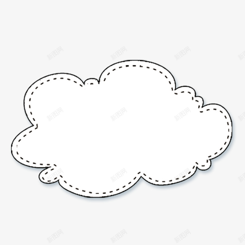 气泡云朵png免抠素材_88icon https://88icon.com 云朵便签 对话 提示框 气泡 白云