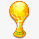 世界杯足球赛冠军奖杯大力神杯图素材
