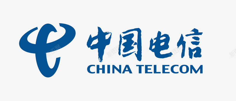 背景图中国电信图标图标