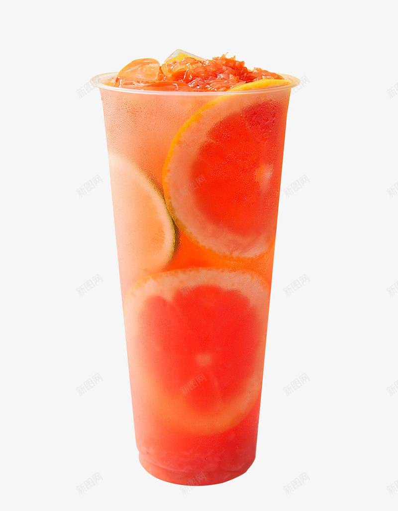 青柠西柚水果茶实物png免抠素材_88icon https://88icon.com 产品实物 冰镇 夏日 奶茶 实体图 招牌奶茶 清凉 粉红色 红色 西柚 青柠西柚水果茶