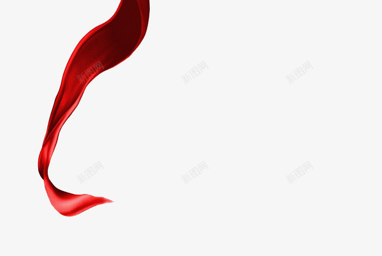 红色绸带图案png免抠素材_88icon https://88icon.com 彩带 新图网 红色 红色绸带 绸带