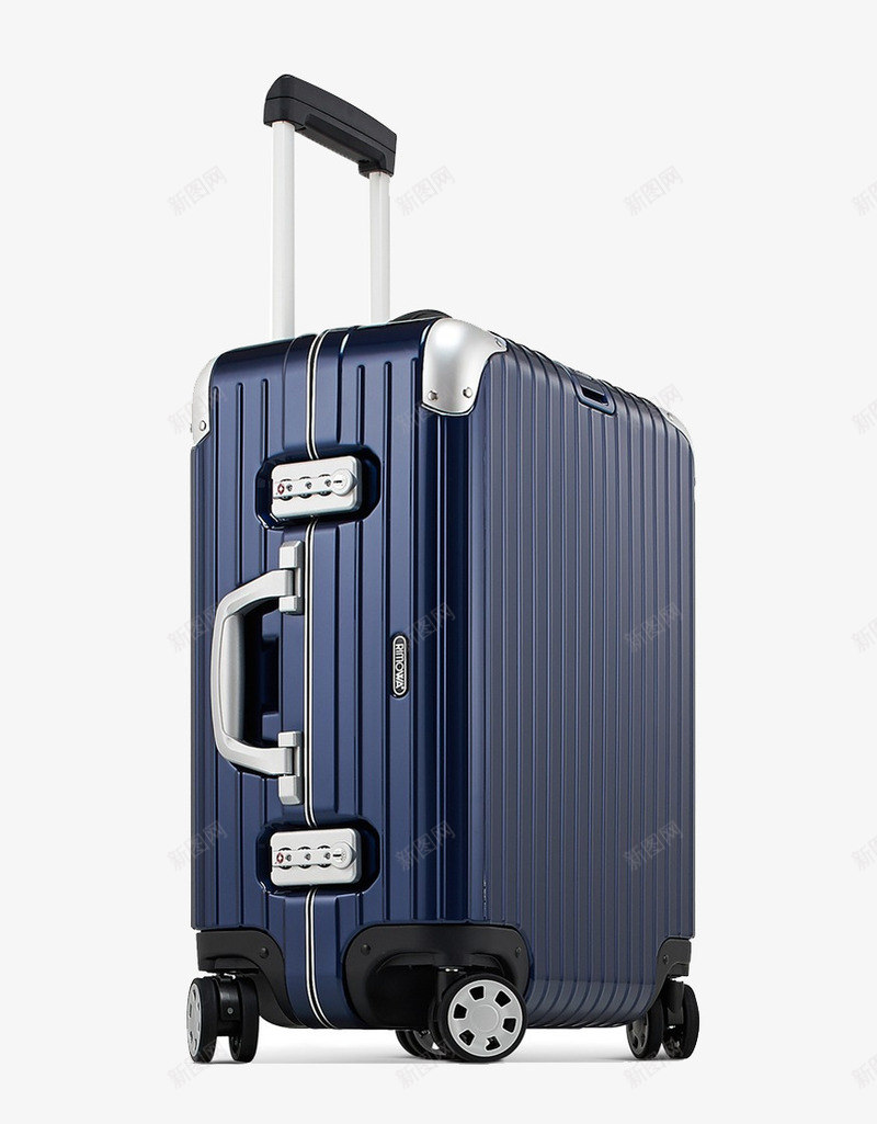 深蓝Rimowa拉杆箱产品图png免抠素材_88icon https://88icon.com Rimowa行李箱 产品实物 品牌 拉杆箱