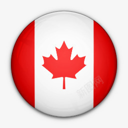 加拿大加拿大国旗对世界标志图标图标