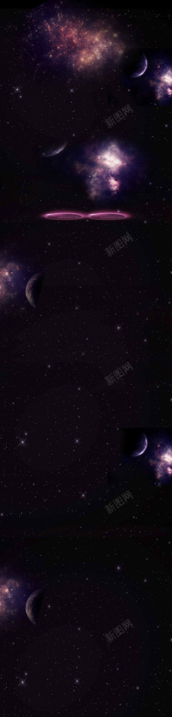 紫色流星星空宇宙背景高清图片