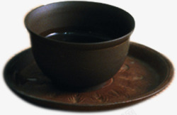 茶托上的茶杯印章中国风素材