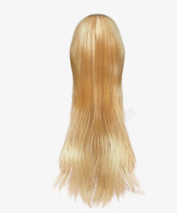 棕色女士头发长发发型假发素材