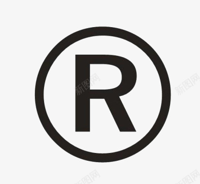 变形字注册商标R字图标图标