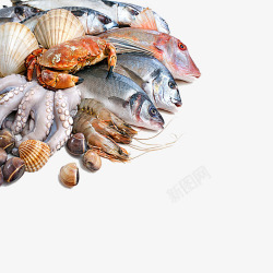 海鲜大排档海鲜合集高清图片