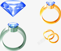 钻石戒指素材