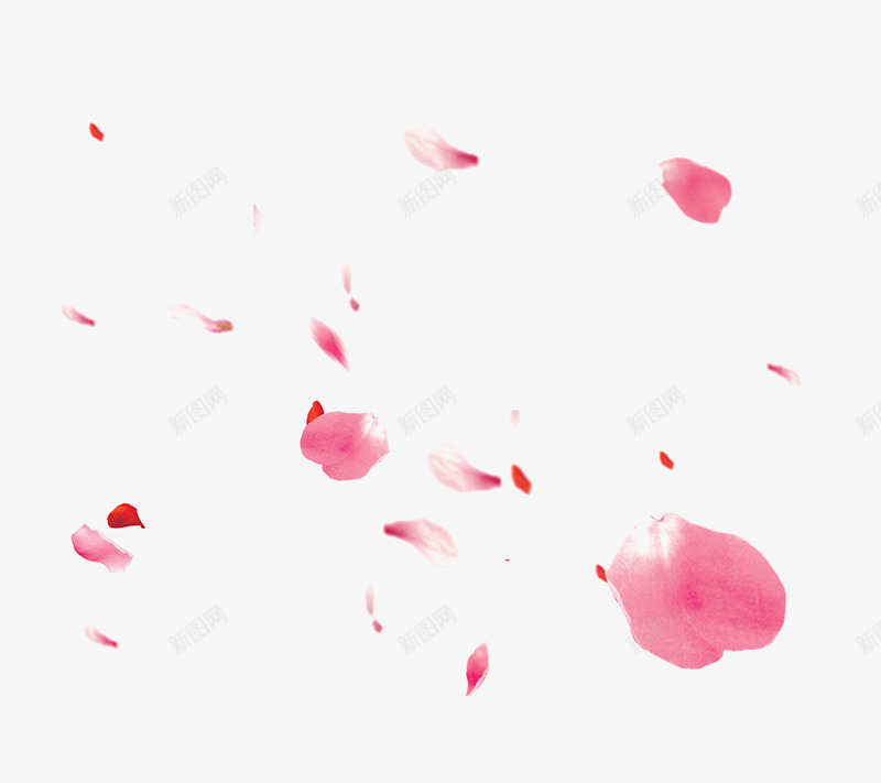 飘落的粉色花瓣psd免抠素材_88icon https://88icon.com 化妆品 女装 漂浮素材 花瓣 装饰图案