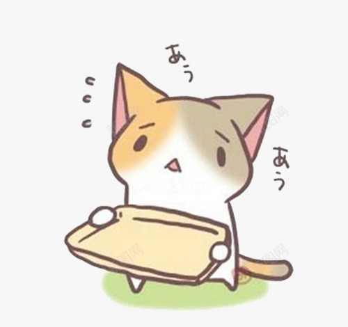 手绘呆萌猫咪png免抠素材_88icon https://88icon.com 呆萌 手绘 猫咪 简单