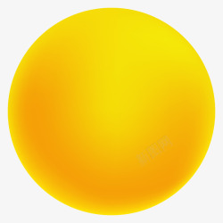 黄色渐变橙黄色月亮插画矢量图高清图片