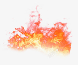 红色火秒火焰火花特效高清图片