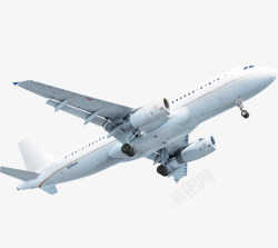 交通运输车白色飞机高清图片