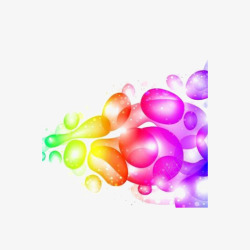 彩色气泡素材