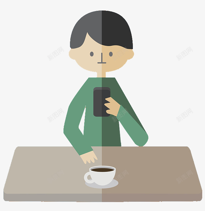 扁平风喝咖啡的男孩png免抠素材_88icon https://88icon.com coffee 咖啡 喝咖啡人物 喝咖啡的男孩 扁平风 男孩 男孩品尝咖啡