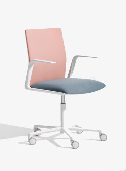 办公椅设计粉色办公椅高清图片