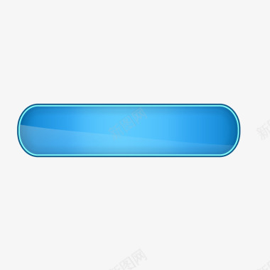 彩虹标题框蓝色标题框科技感按钮图标图标