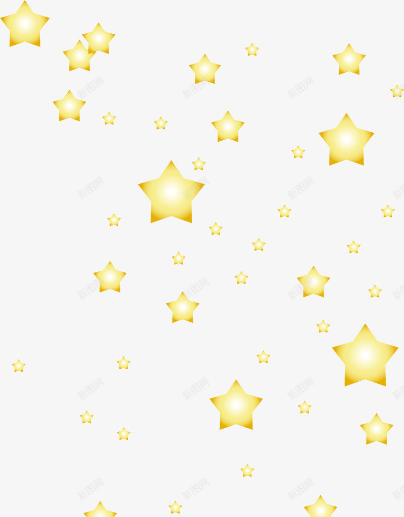 黄色漂浮星星png免抠素材_88icon https://88icon.com 梦幻星星 漂浮星空 繁星点点 装饰图案 闪耀夜空 黄色星星