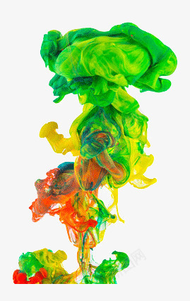 多彩烟雾png免抠素材_88icon https://88icon.com 抽象画 现代抽象画 绿色 蘑菇云