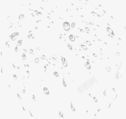 晶莹的水滴素材