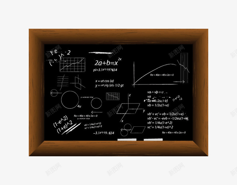 数学公式黑板png免抠素材_88icon https://88icon.com png图片素材 免费png下载 数学公式 黑板