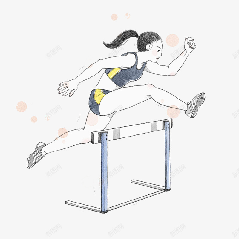 跨越障碍的女运动员png免抠素材_88icon https://88icon.com 卡通手绘 奔跑 比赛 赛跑 跑步 运动 运动员 锻炼 长跑 飞奔 马拉松 马拉松比赛