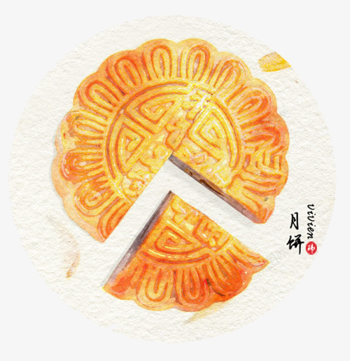 中秋节的手绘月饼png免抠素材_88icon https://88icon.com 中秋 手绘月饼 月亮 月饼