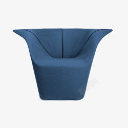 蓝色创意凹凸沙发素材