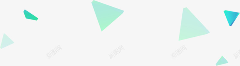 蓝绿碎片装饰图案png免抠素材_88icon https://88icon.com 几何 创意 抽象 时尚元素 清新 炫动元素 绿色