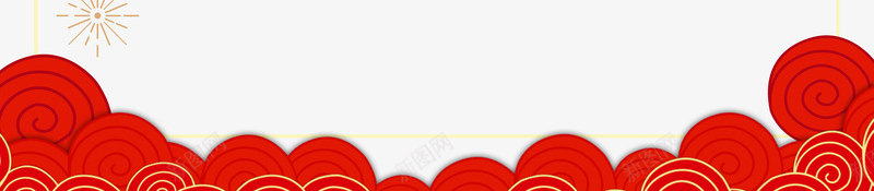 春节背景装饰系列元素psd免抠素材_88icon https://88icon.com 剪纸花 吉祥如意 灯笼 矢量烟花 祥云 窗花