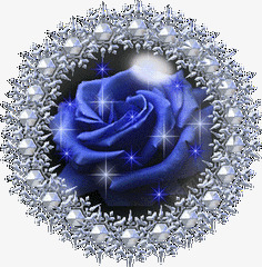 蓝色玫瑰钻石素材