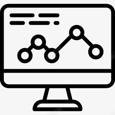 电脑消息分析图标图标