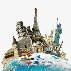 巴黎铁塔环球旅游高清图片
