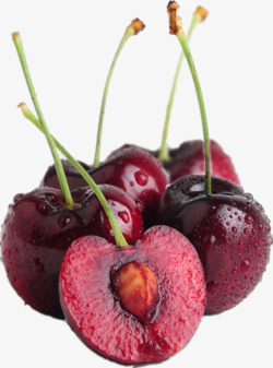 超市生鲜水果新鲜的樱桃高清图片