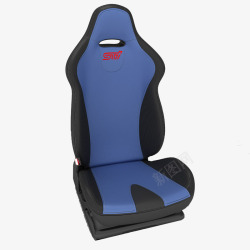 蓝黑色皮质汽车座椅素材
