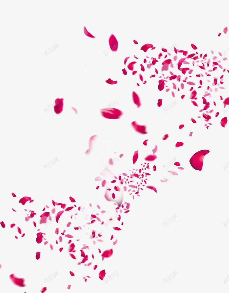 创意合成红色的飞起的玫瑰花花瓣png免抠素材_88icon https://88icon.com 创意 合成 玫瑰花 红色 花瓣