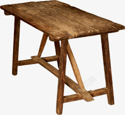复古木头桌子素材