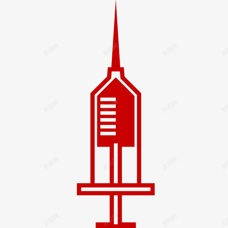 抽血针管插画矢量图ai免抠素材_88icon https://88icon.com 医疗器械 卡通 抽血工具 抽血针管矢量插画 注射器 献血 矢量图 红色针管 针头 针管