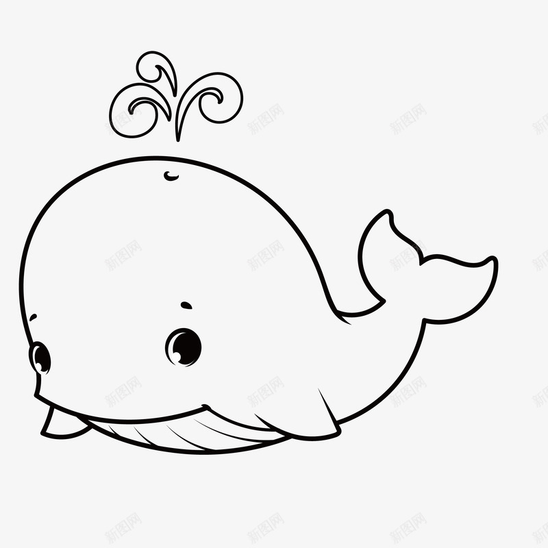 黑色卡通线条海豚png免抠素材_88icon https://88icon.com 免抠图 动物 手绘海豚 效果图 海豚 线同海豚 装饰图 装饰画 鱼