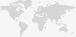 灰色大气灰色世界地图PPT背景7高清图片